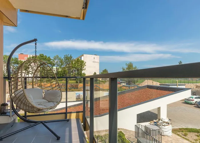 Apartment Spacious In With Sauna, Gym, Parking And Desk By Renters Prestige Gdansk